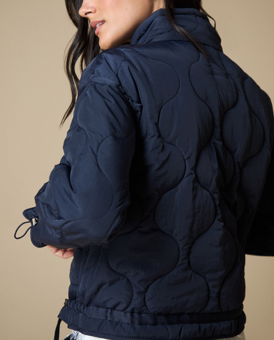 Chaqueta acolchada con botones - Azul 34_623H210_AZU194022_5