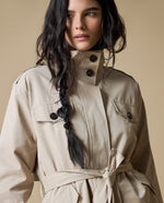 Chaqueta Cinturón Ajustable Beige - Beige 34_623H217_BEI151307_3