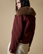 Chaqueta Cruzada Estilo Militar - Cafe 34_623H219_CAF191327_6