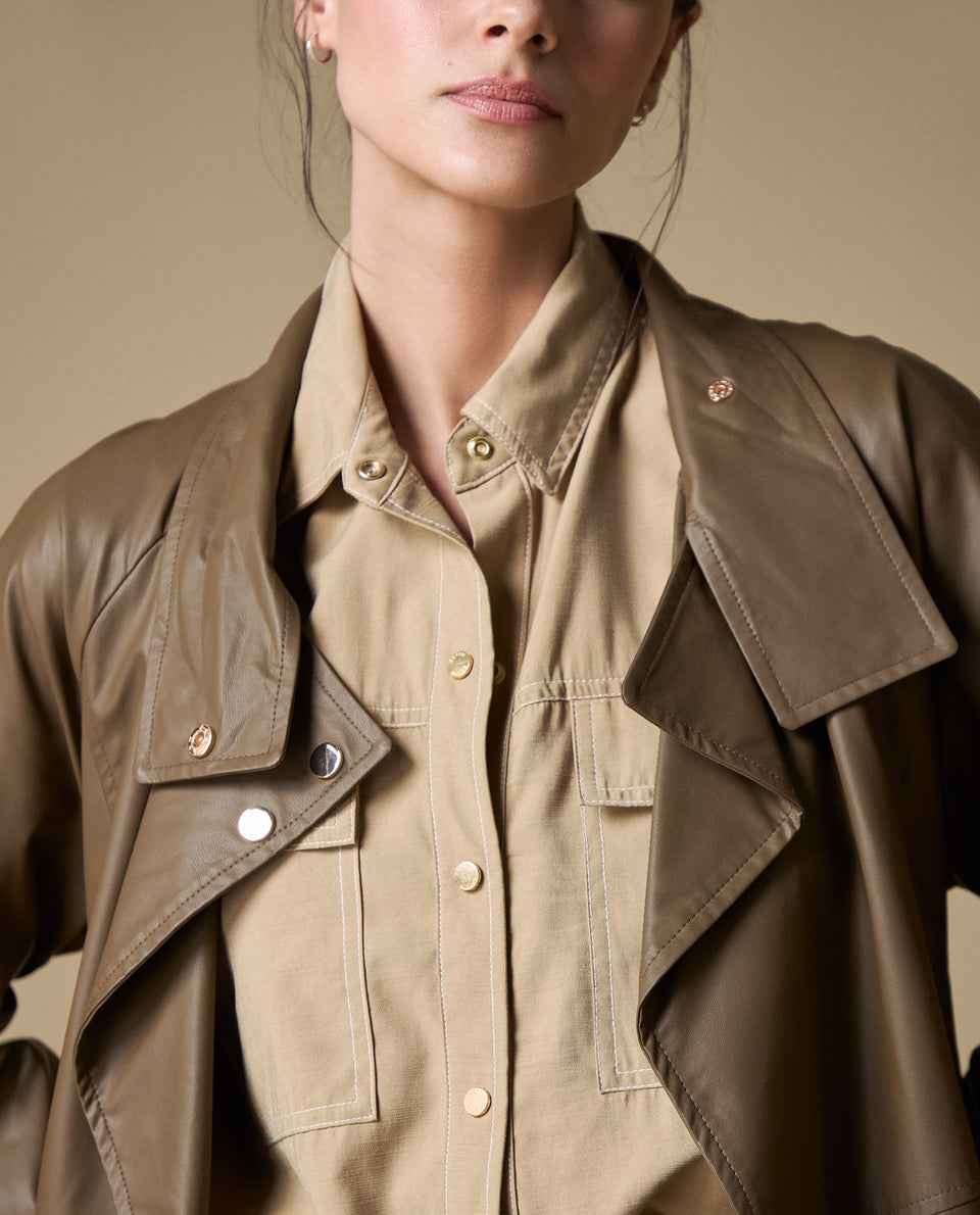 Trench largo oversize Esprit - Verde 34_623H221_VER170517_4