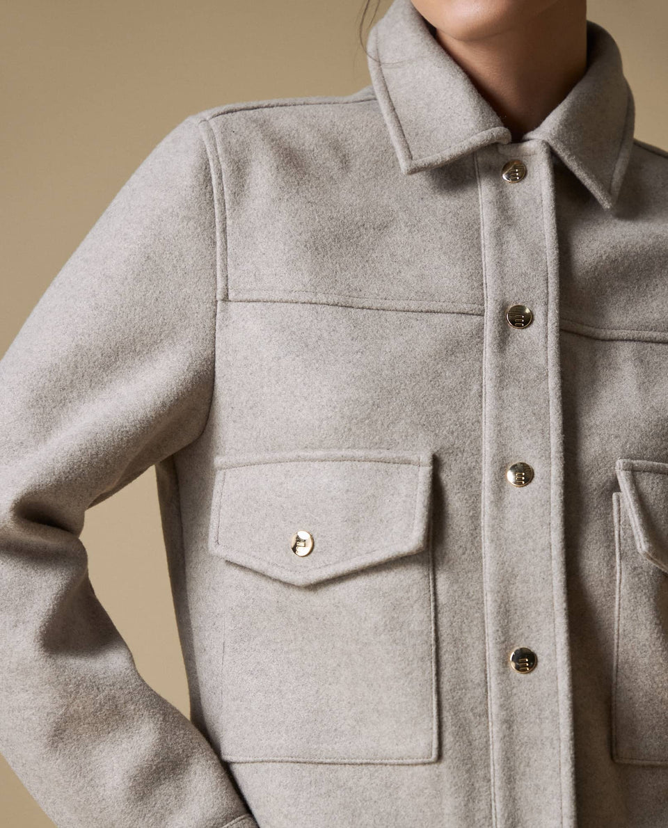 Chaqueta corta denim mujer - Gris 34_623H224_GRI181110_3