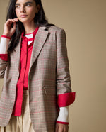 Blazer a cuadros clásico - Beige
