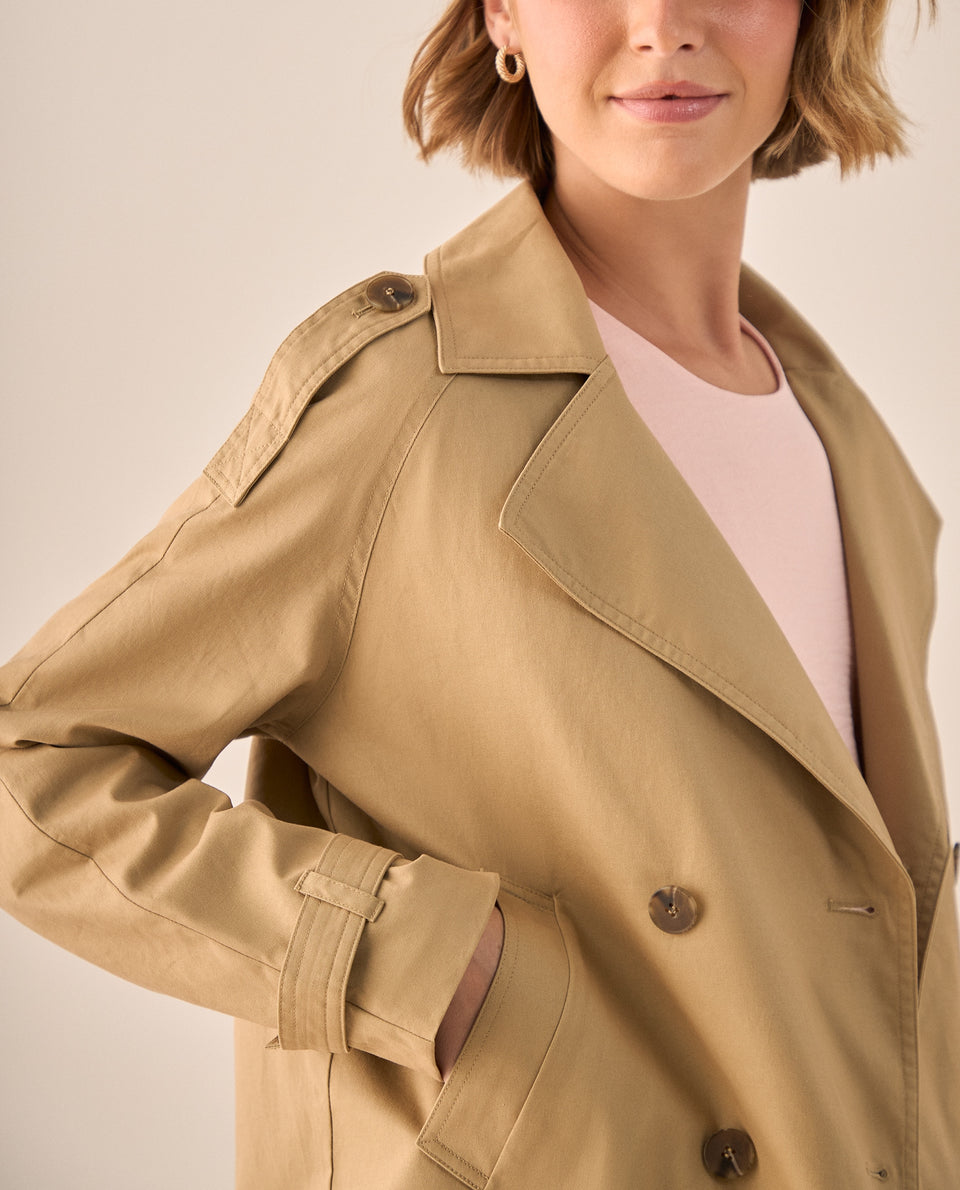 Trench Verde Olivo con Doble Botonadura - Verde 34_629G208_VER150522_3