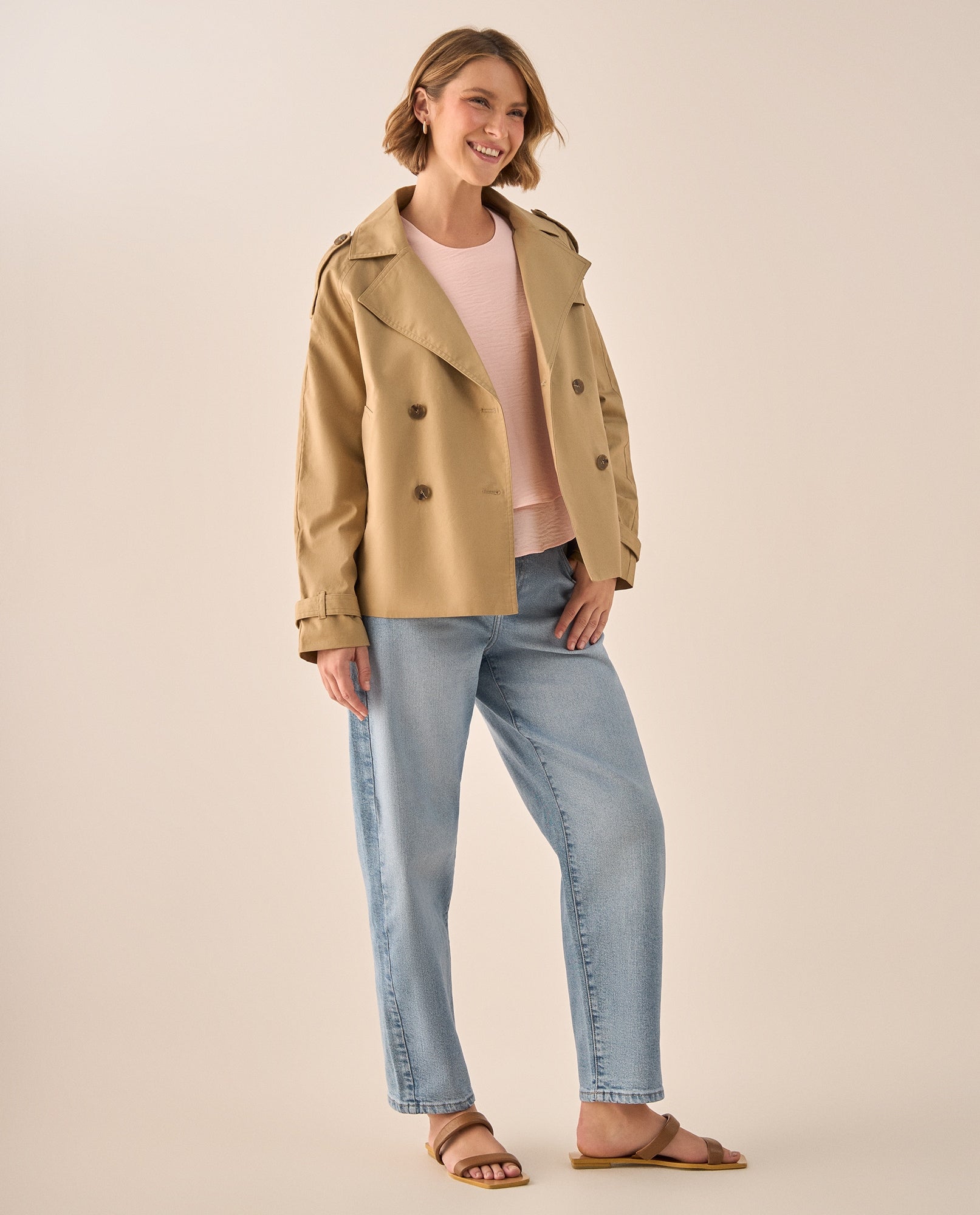 Trench Verde Olivo con Doble Botonadura - Verde 34_629G208_VER150522_5