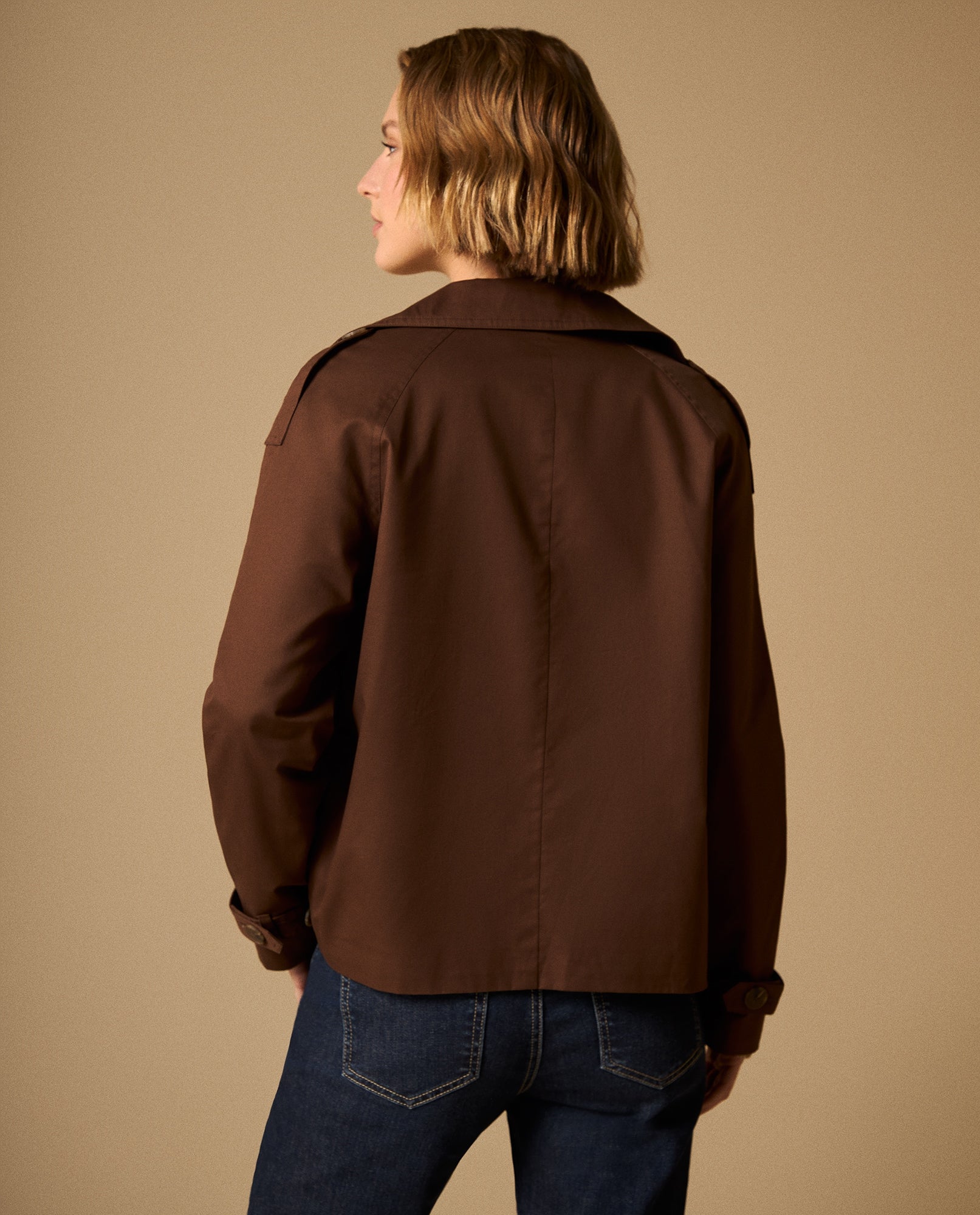 Chaqueta Café Mocca Doble Botonadura - Café 34_629G232_CAF161334_5