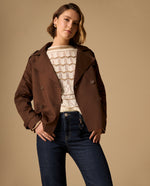 Chaqueta Café Mocca Doble Botonadura - Café