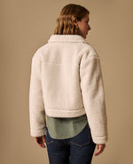 Chaqueta Sherpa Crudo con Textura Premium - Crudo