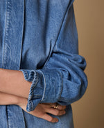 Chaqueta denim cuello alto mujer - Azul 34_629H005_AZU174027_4