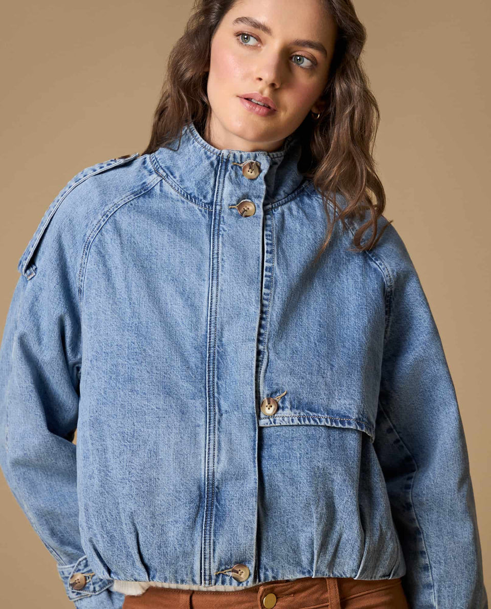 Chaqueta denim oversize stone wash - Azul 34_629H019_AZU174027_7