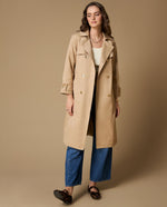 Abrigo largo cuello alto botones - Beige 34_629H200_BEI161010_0