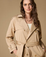 Abrigo largo cuello alto botones - Beige 34_629H200_BEI161010_3