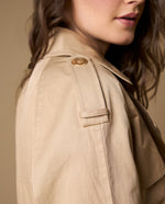 Abrigo largo cuello alto botones - Beige 34_629H200_BEI161010_4