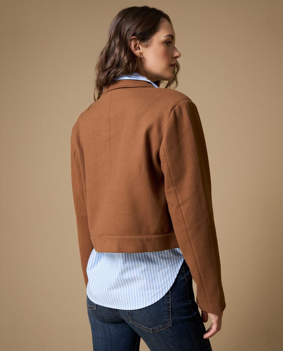 Chaqueta corta cuello alto negra - Cocoa 34_629H211_COC181020_5