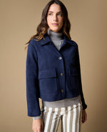 Chaqueta estructurada cuello alto - Azul 34_629H213_AZU193921_0