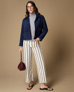 Chaqueta estructurada cuello alto - Azul 34_629H213_AZU193921_3