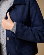 Chaqueta estructurada cuello alto - Azul 34_629H213_AZU193921_4