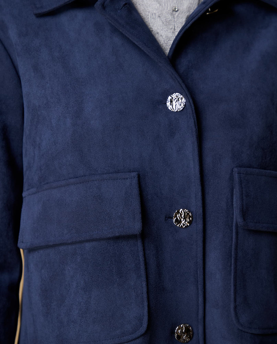 Chaqueta estructurada cuello alto - Azul 34_629H213_AZU193921_7