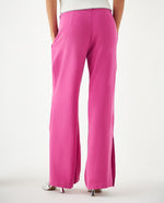 Pantalón amplio con bolsillos para mujer - Rosa