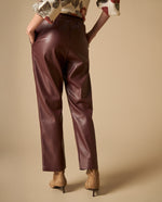 Pantalón jogger tobillero con cordón ajustable - Morado