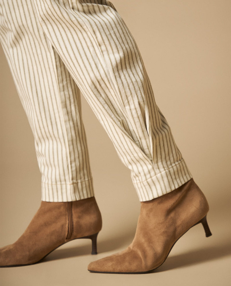 Pantalón largo fit relajado de algodón - Blanco 34_631H012_BLA114202_5