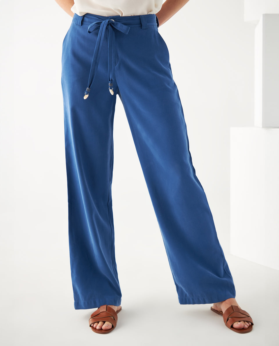 Pantalón bota recta para mujer - Azul 34_632F000_AZU164712_3