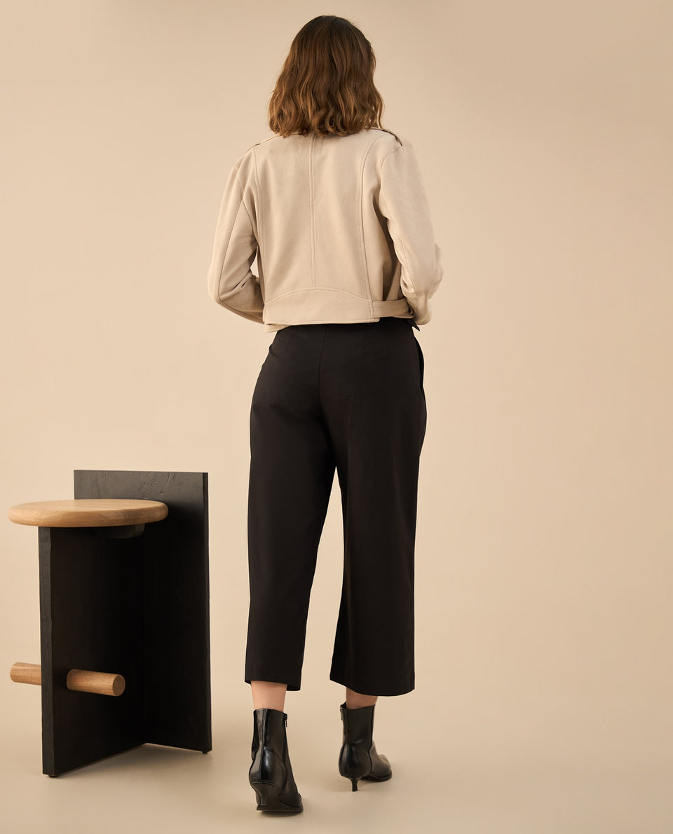 Pantalón de bota recta amplia para mujer - Negro 34_632G001_NEG190303_6