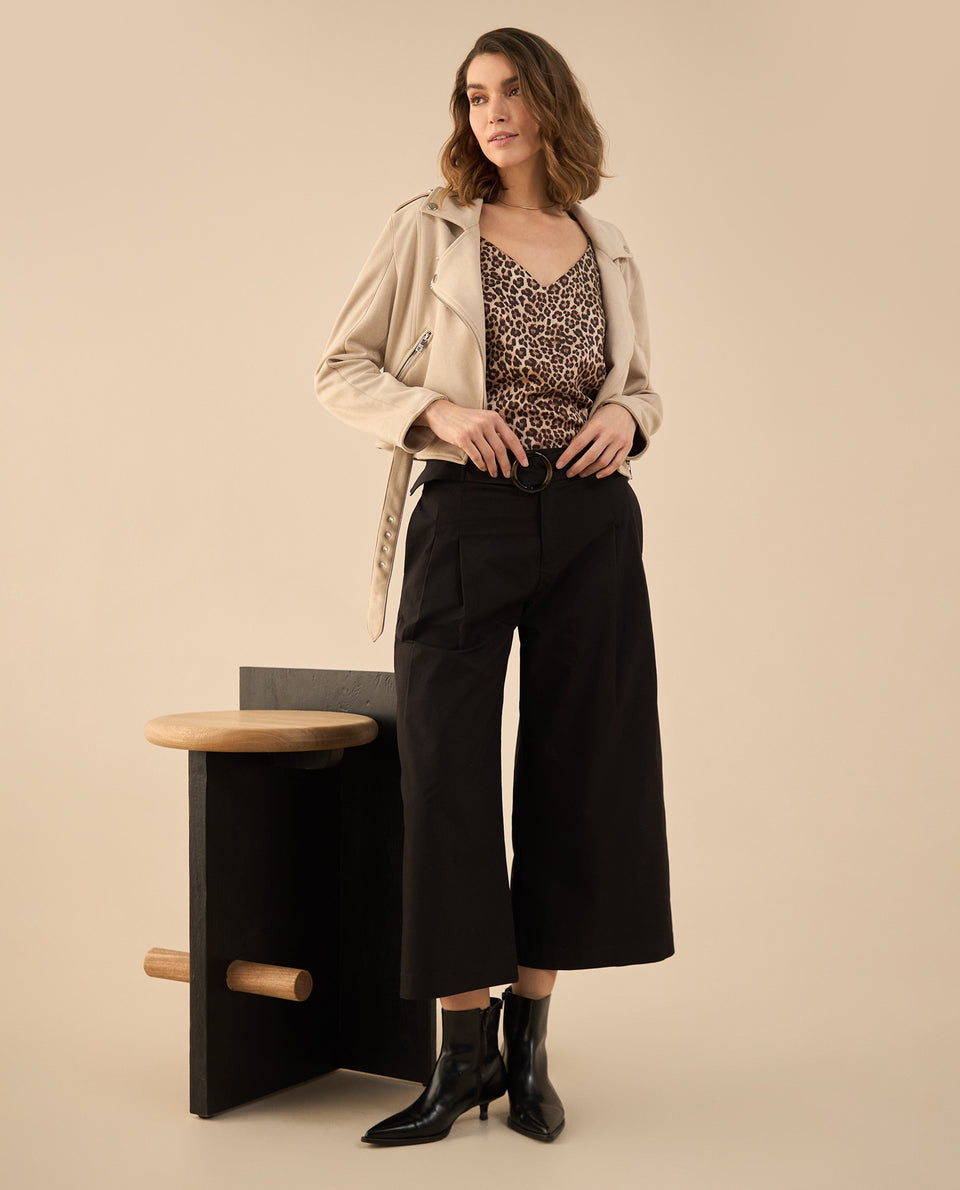 Pantalón de bota recta amplia para mujer - Negro 34_632G001_NEG190303_7