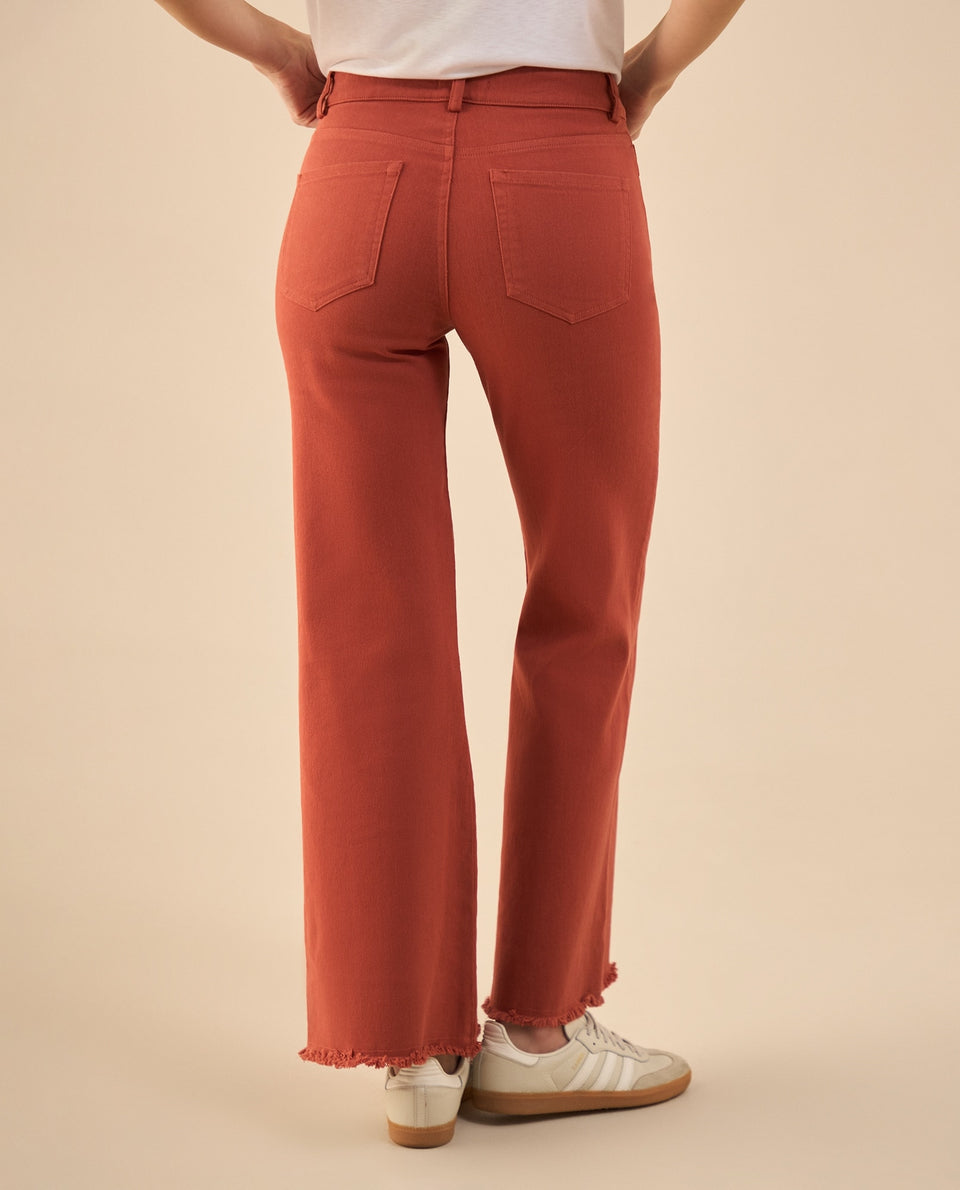 Pantalón cinco bolsillos para mujer - Rojo 34_632G002_ROJ181444_4