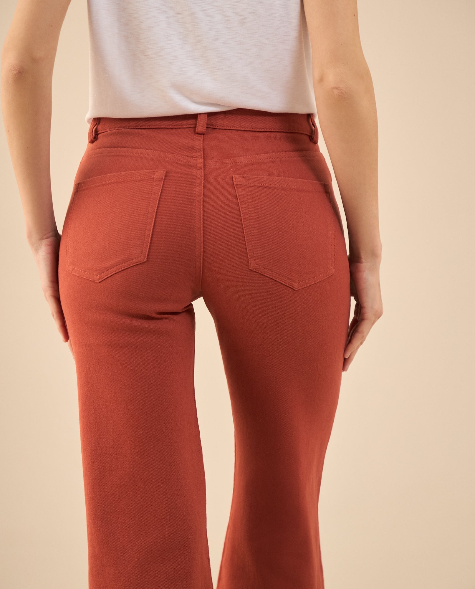 Pantalón cinco bolsillos para mujer - Rojo 34_632G002_ROJ181444_5