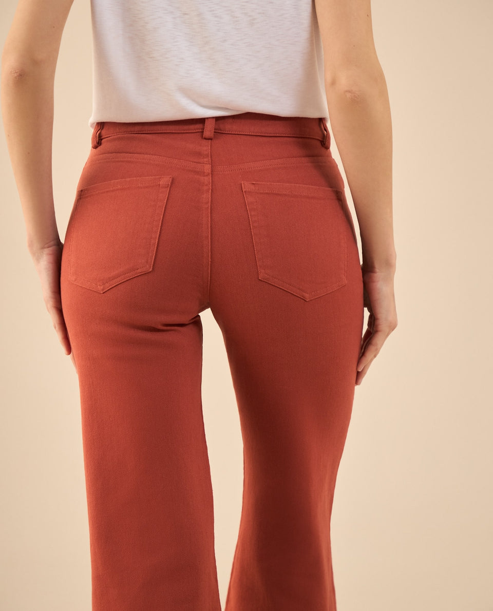 Pantalón cinco bolsillos para mujer - Rojo 34_632G002_ROJ181444_5