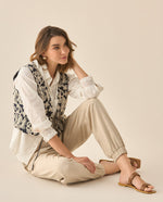 Pantalón clásico bota recta para mujer - Café