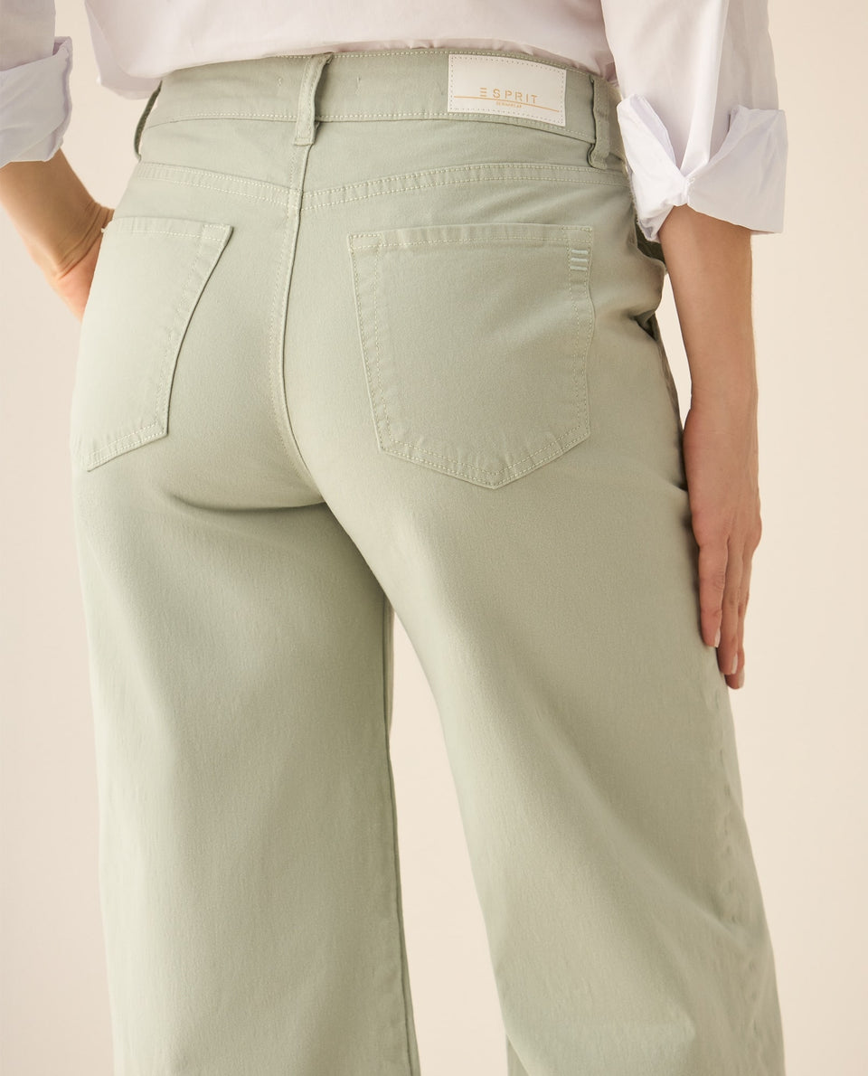 Pantalón bota recta clásico para mujer - Verde 34_633G011_VER136105_6