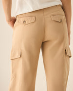 Pantalón tipo cargo para mujer - Beige