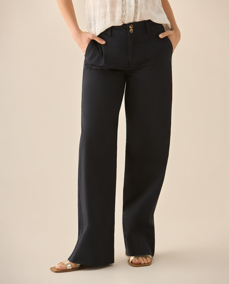 Pantalón clásico recto para mujer  - Azul 34_633G013_AZU193933_3