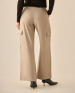 Pantalón clásico bota recta para mujer - Gris