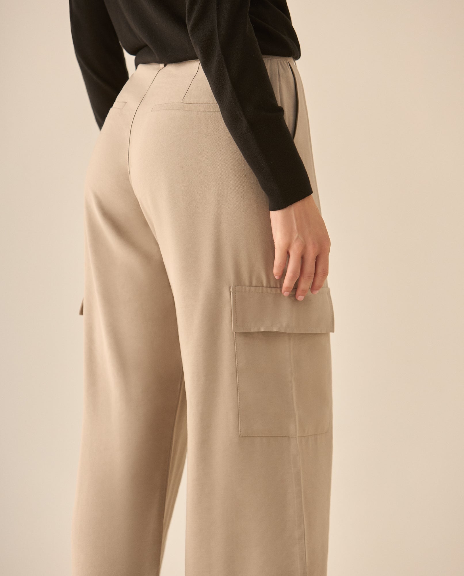 Pantalón clásico bota recta para mujer - Gris 34_633G040_GRI171112_6