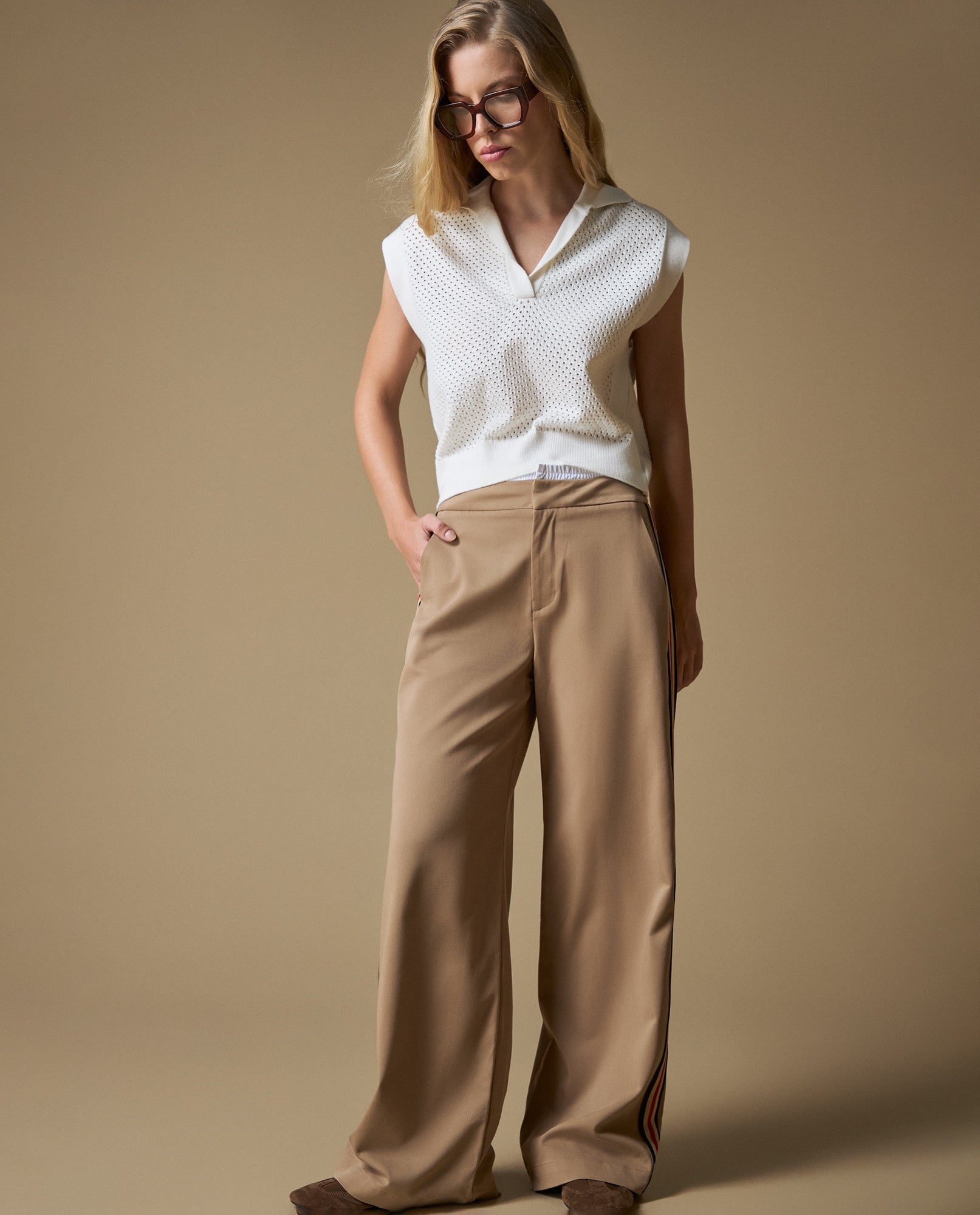 Pantalón Recto Tobillero - Cafe 34_633H004_CAF171038_3