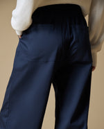 Pantalones Wide Rectos Esprit - Azul