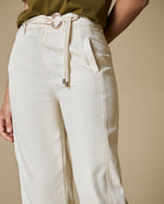 Pantalón Wide Leg Esprit - Crudo