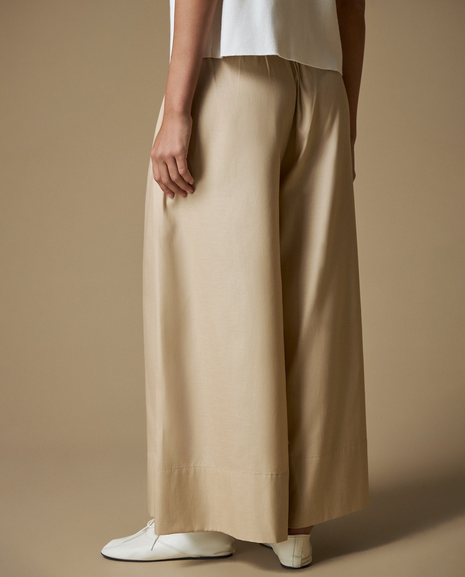 Pantalón Wide Leg Tobillero - Beige 34_633H015_BEI141208_4