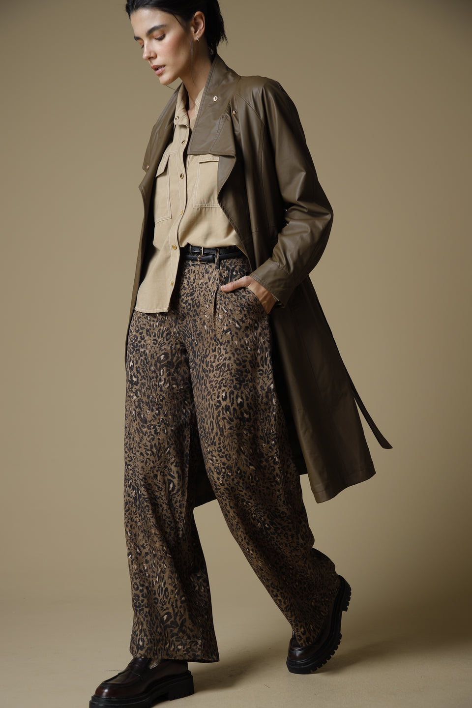 Pantalón Wide Leg estampado - Verde 34_633H021_VER170517_7