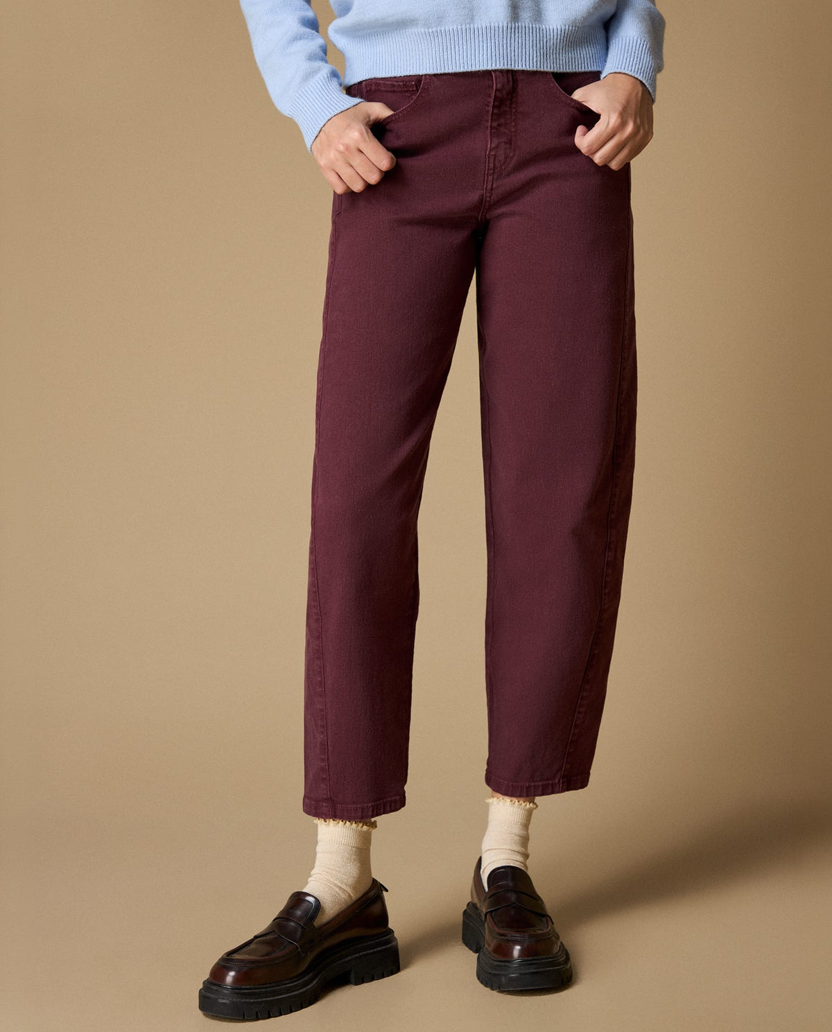 Pantalón barrel cropped - Morado 34_633H022_MOR192024_3