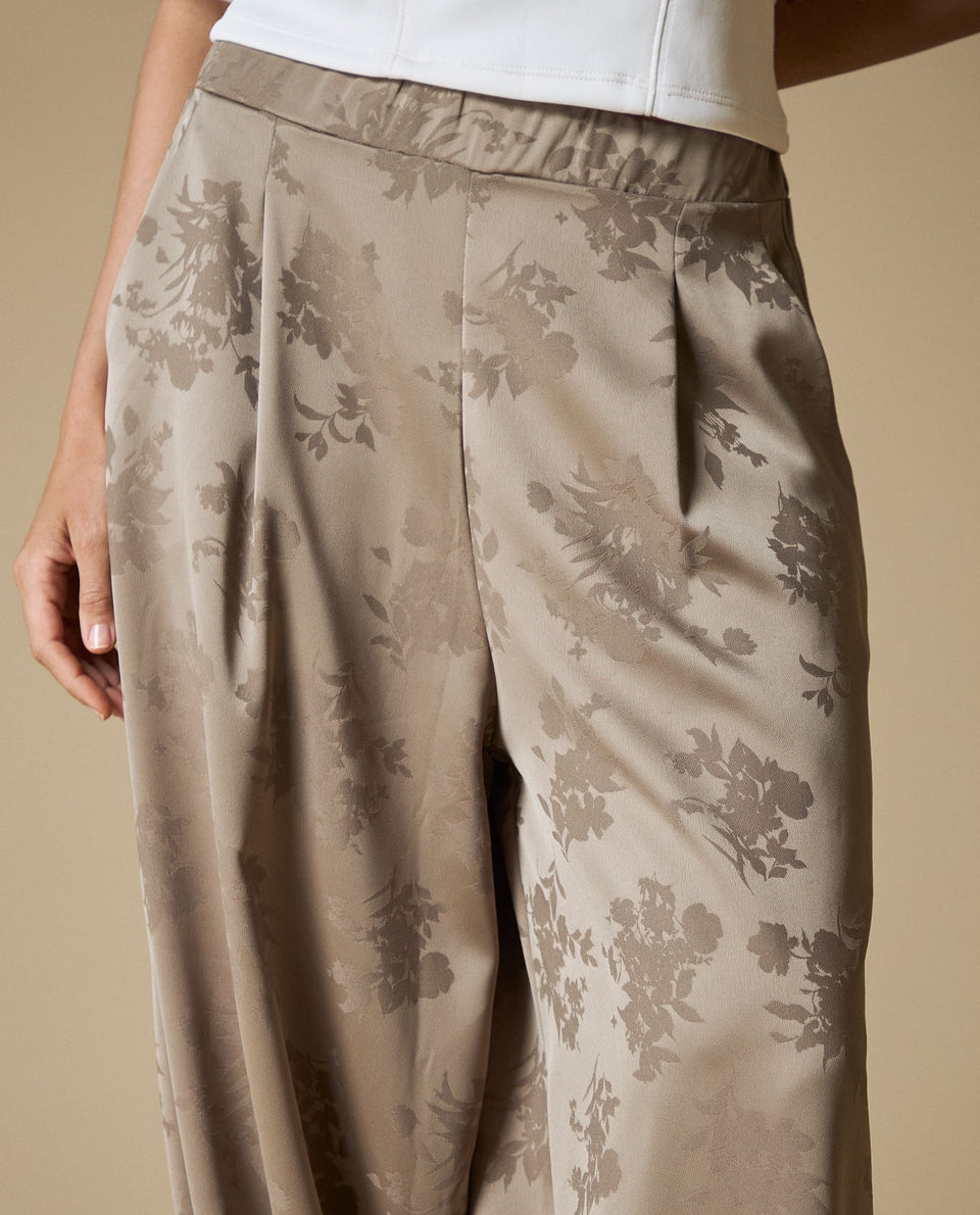 Pantalón estilo harén floral - Gris 34_633H025_GRI181110_4