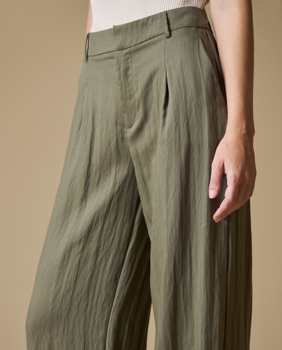 Pantalón Wide Leg Esprit - Verde 34_633H041_VER170517_4