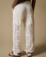 Pantalones corte amplio Esprit - Crudo