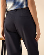 Pantalón clásico bota recta para mujer - Azul