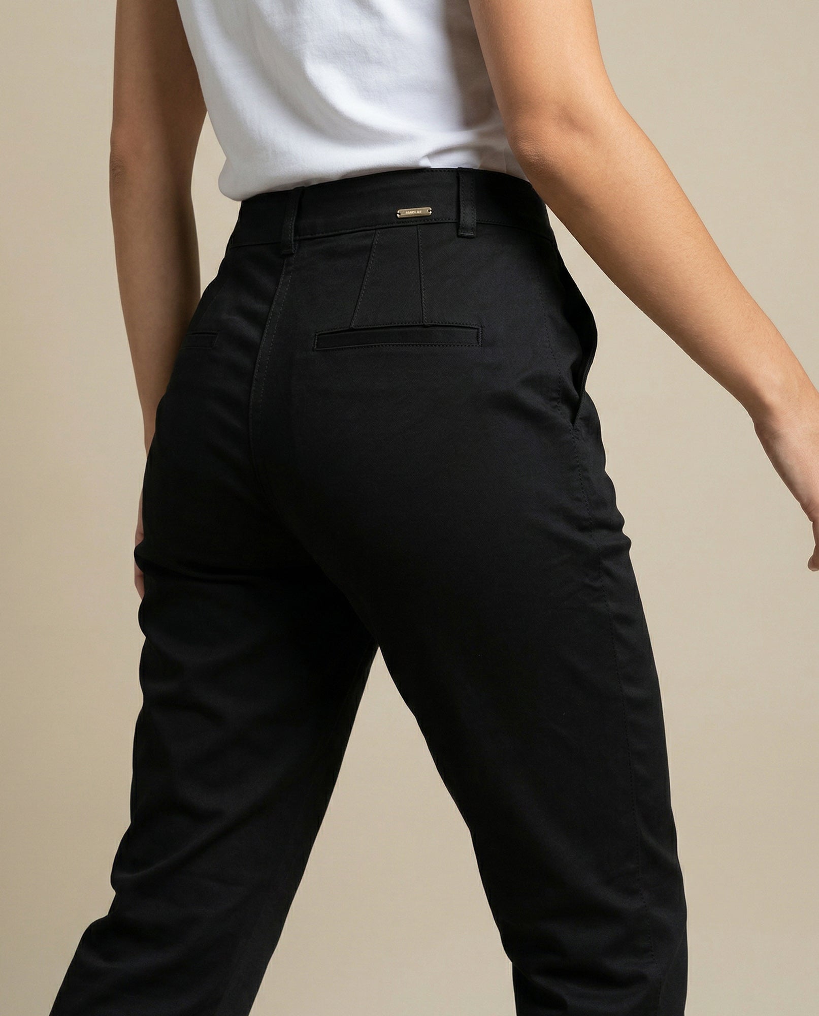 Pantalón straight leg con pliegue frontal y ruedo doblado - Azul 34_635F309_AZU184221_6