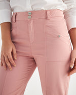 Pantalón con bolsillos de parche - Rosa