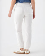 Pantalón con bolsillos cargo para mujer - Crudo