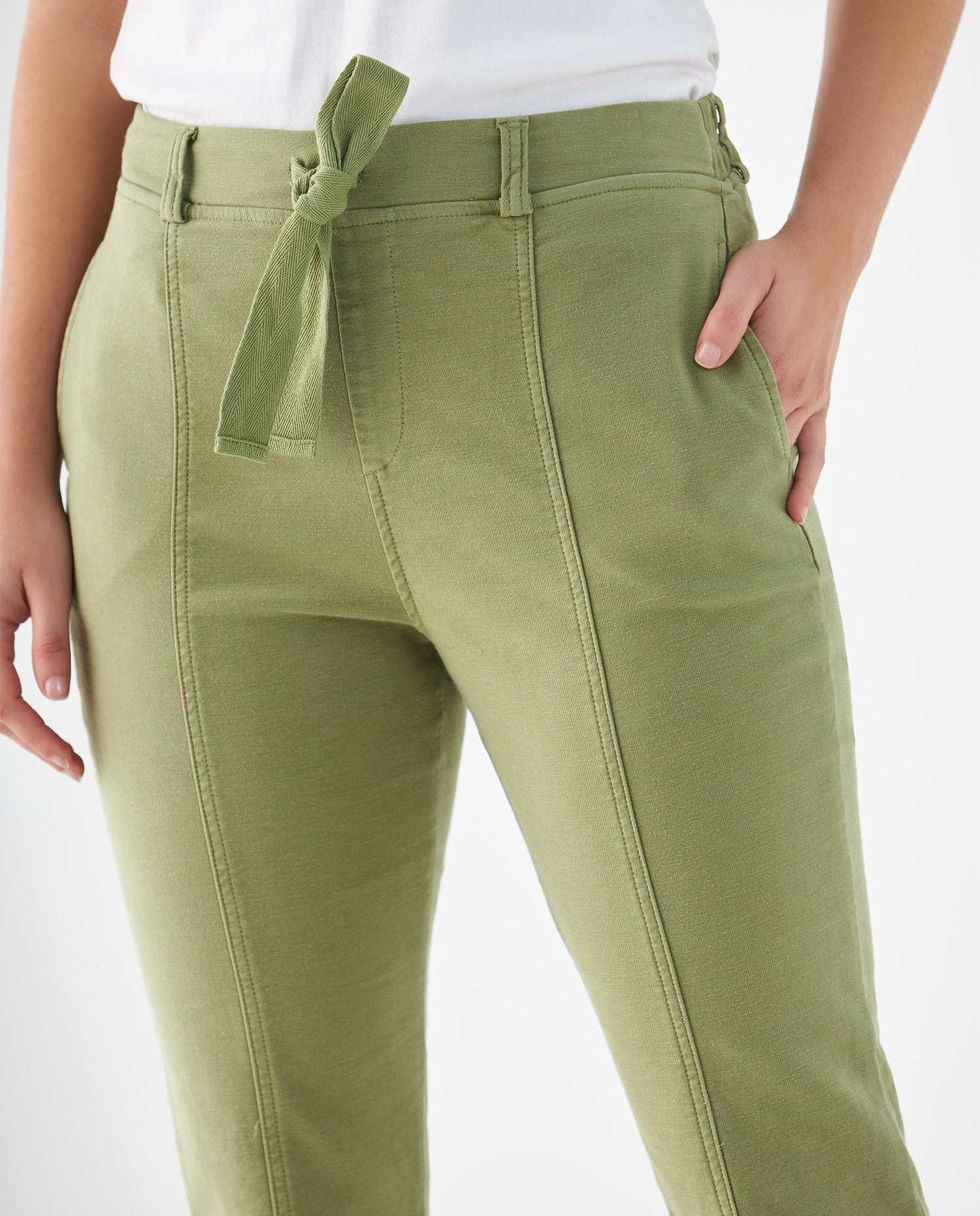 Pantalón amplio para mujer - Verde